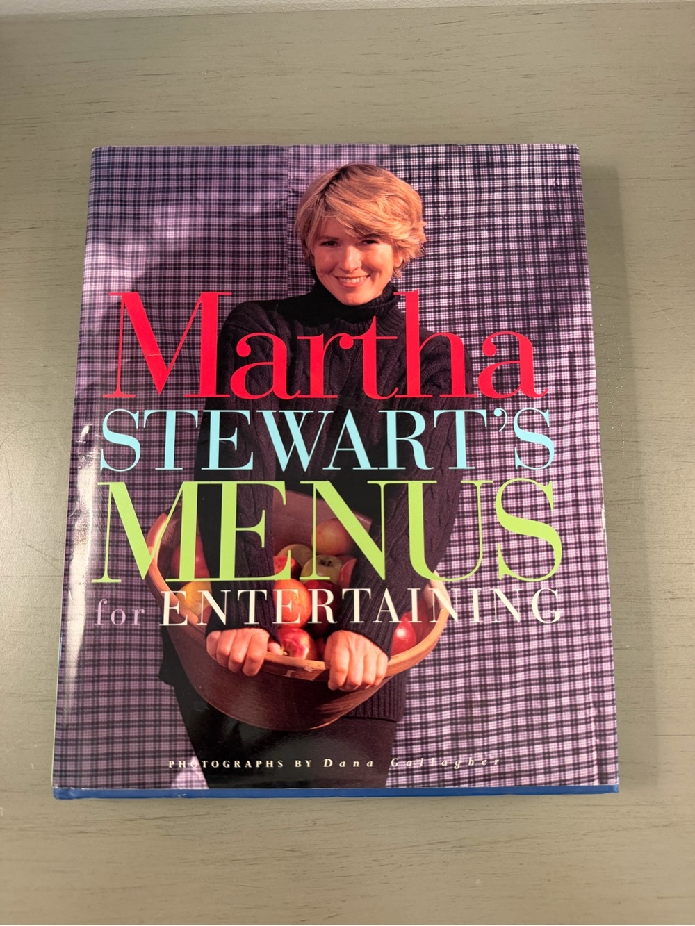 Martha Stewart Martha Stewart's Menus for Entertaining Cookbook 1994 Hardcover